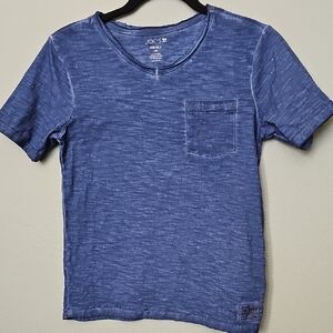 Joe's Jeans Acid Wash Raw Hem Short Sleeve Tee Small 8